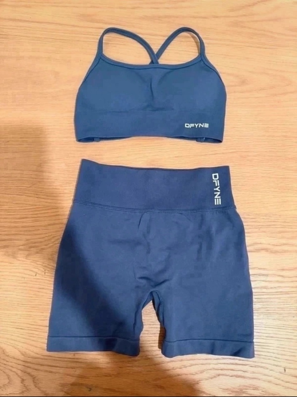 DFYNE SET High-Rise Bike Shorts & sports bra  - Comfortable Activewear